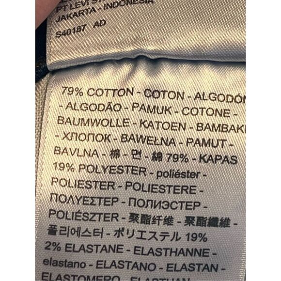 Levi's Women's Boot Cut Jeans - Dark Blue - Picture 8 of 9